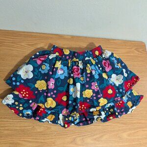Hannah Andersson Floral Ruffled Skirt Size 8
